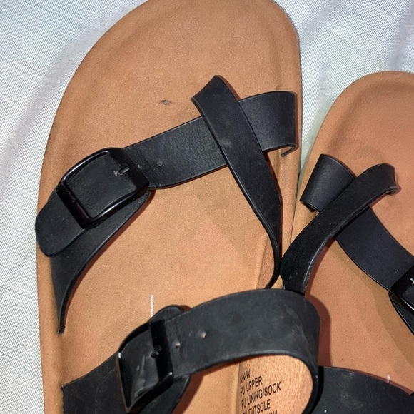Los Cabos women’s Nin Black Double adjustable Strap Sandals size 40  (9- 9.5) - Picture 8 of 13